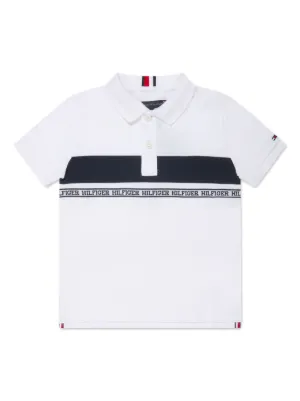 Tommy Hilfiger Junior Boys Polo Shirts Designer Kidswear at