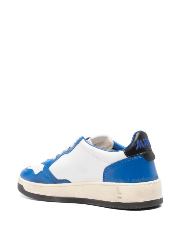 Autry Medalist Low Super Vintage Leather Sneakers | White