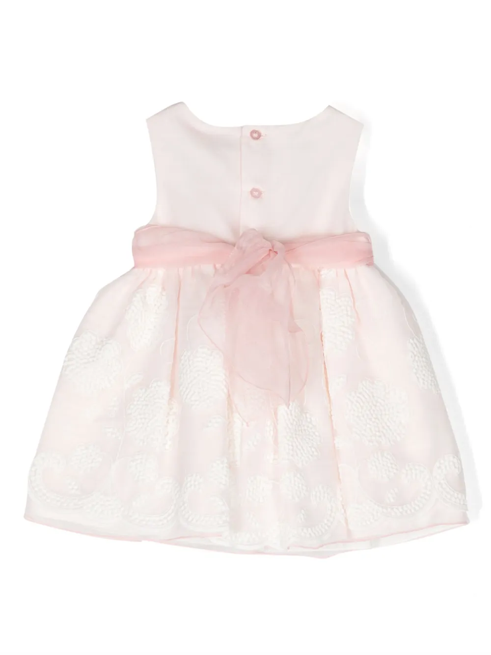 Image 2 of Abel & Lula floral-appliqué belted dress