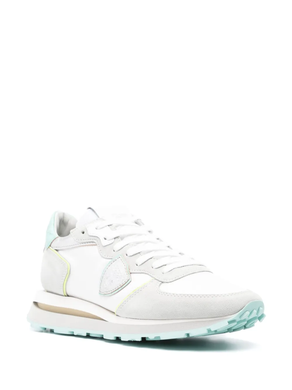 Shop Philippe Model Paris Trpx Panelled Sneakers In White