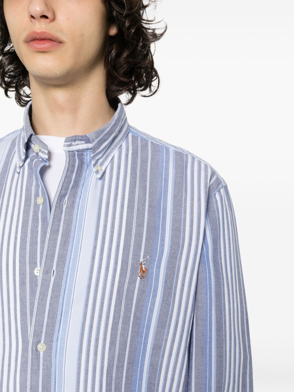 Polo Ralph Lauren Gestreept overhemd Blauw