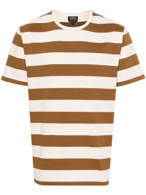 A.P.C. striped cotton T-shirt