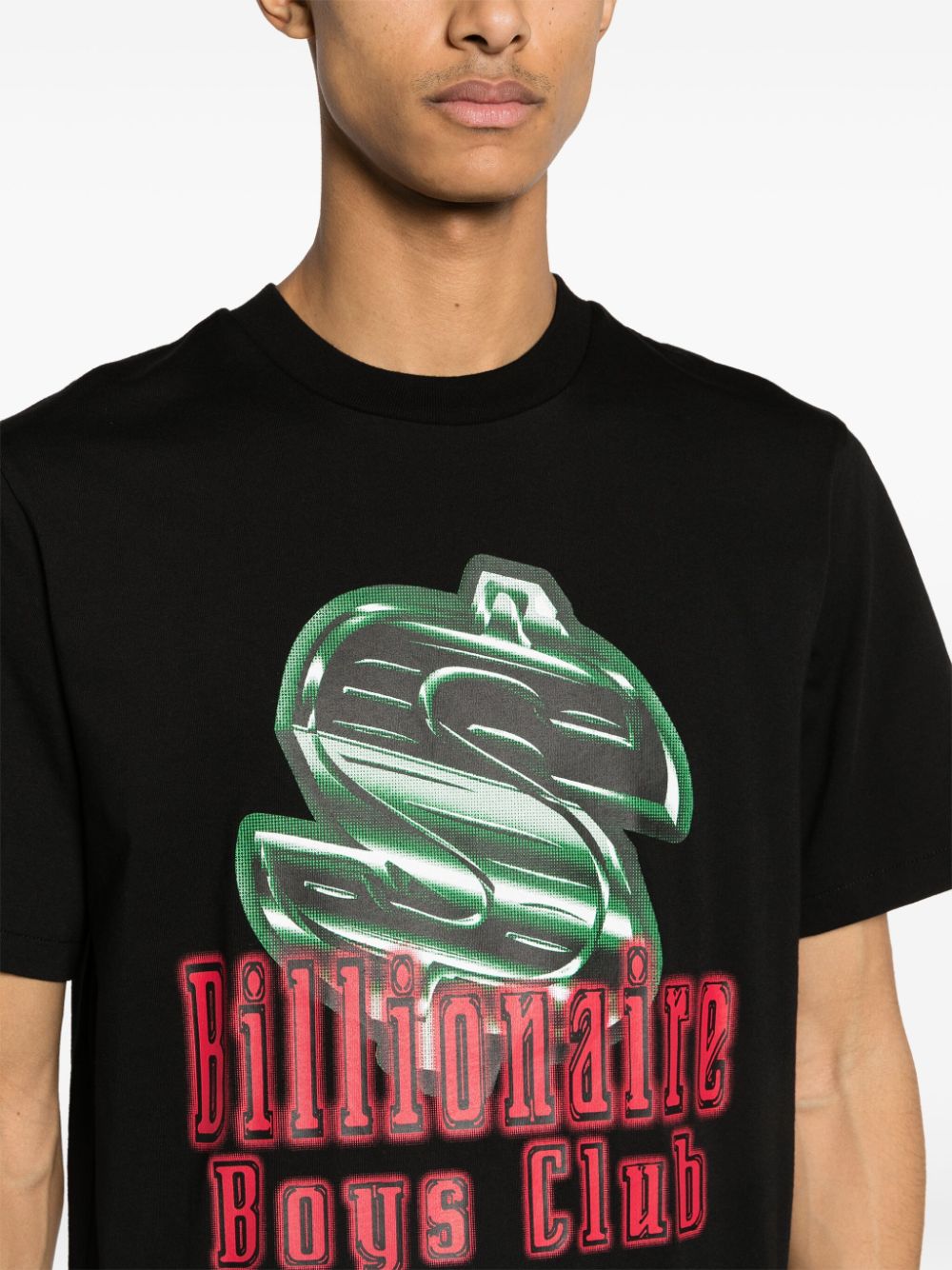 Shop Billionaire Boys Club Dollar Sign Cotton T-shirt In Black