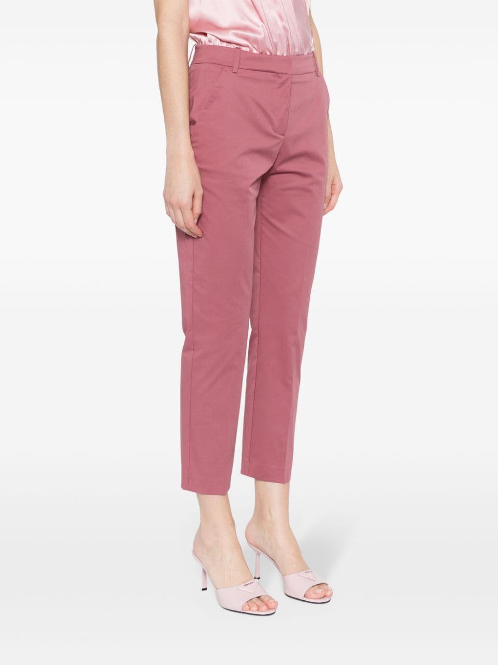 PINKO Bello mid-waist Cigarette Trousers - Farfetch