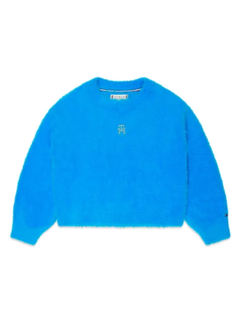 Tommy Hilfiger Junior suéter con monograma bordado