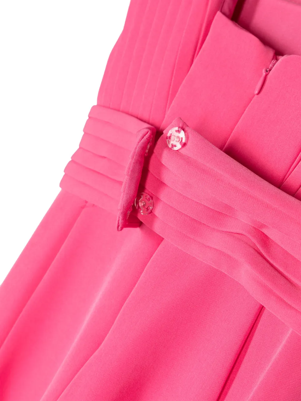 Abel & Lula Jumpsuit met geplooid detail en wijde pijpen Roze