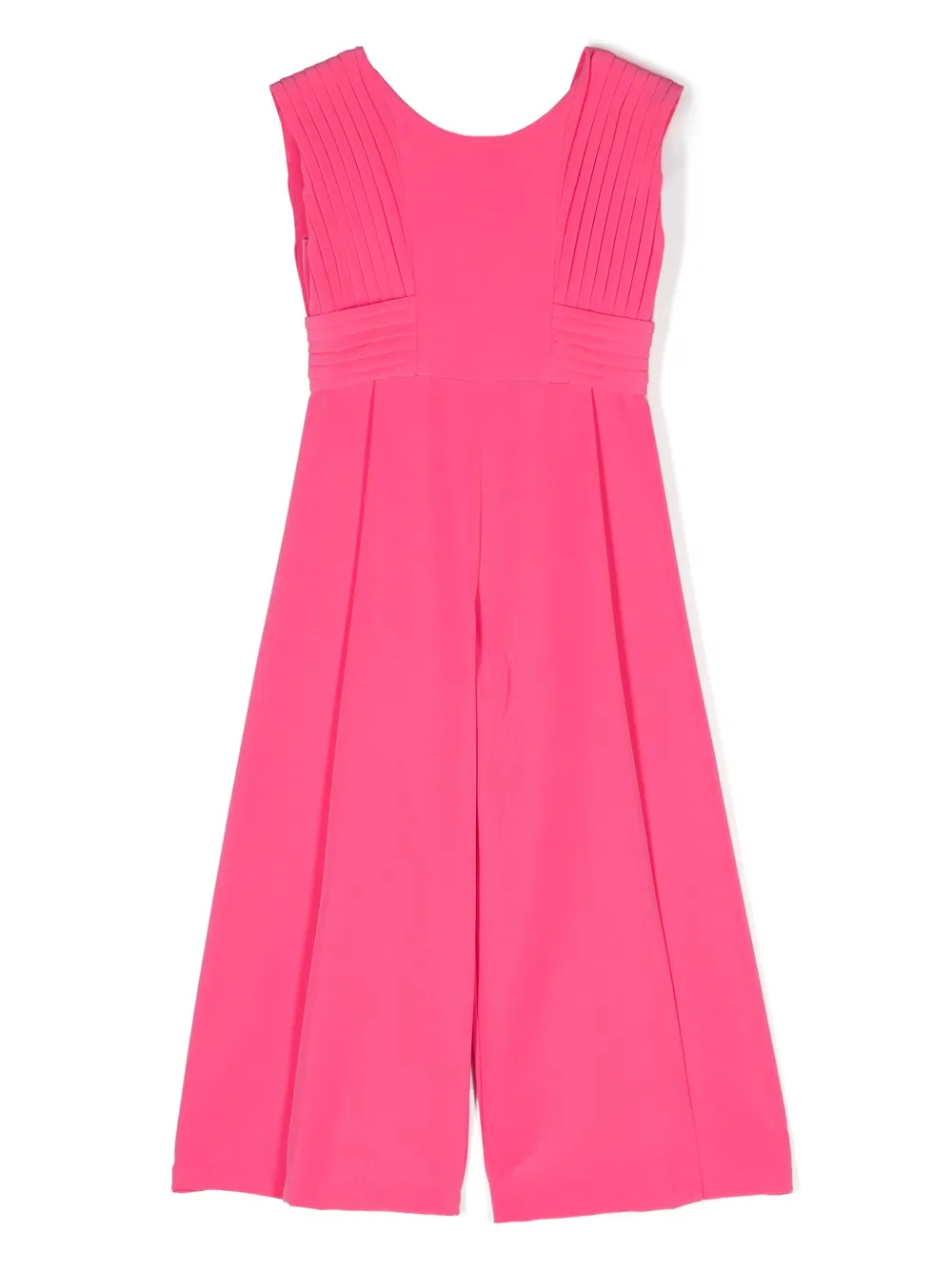 Abel & Lula pleat-detail wide-leg jumpsuit | Pink | Image 1