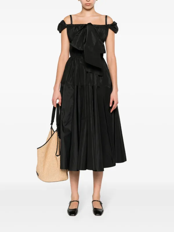 ☆★VIP価格★☆『PATOU』リボンディテール ドレス Patou リボンディテール ドレス | ブラック | FARFETCH JP