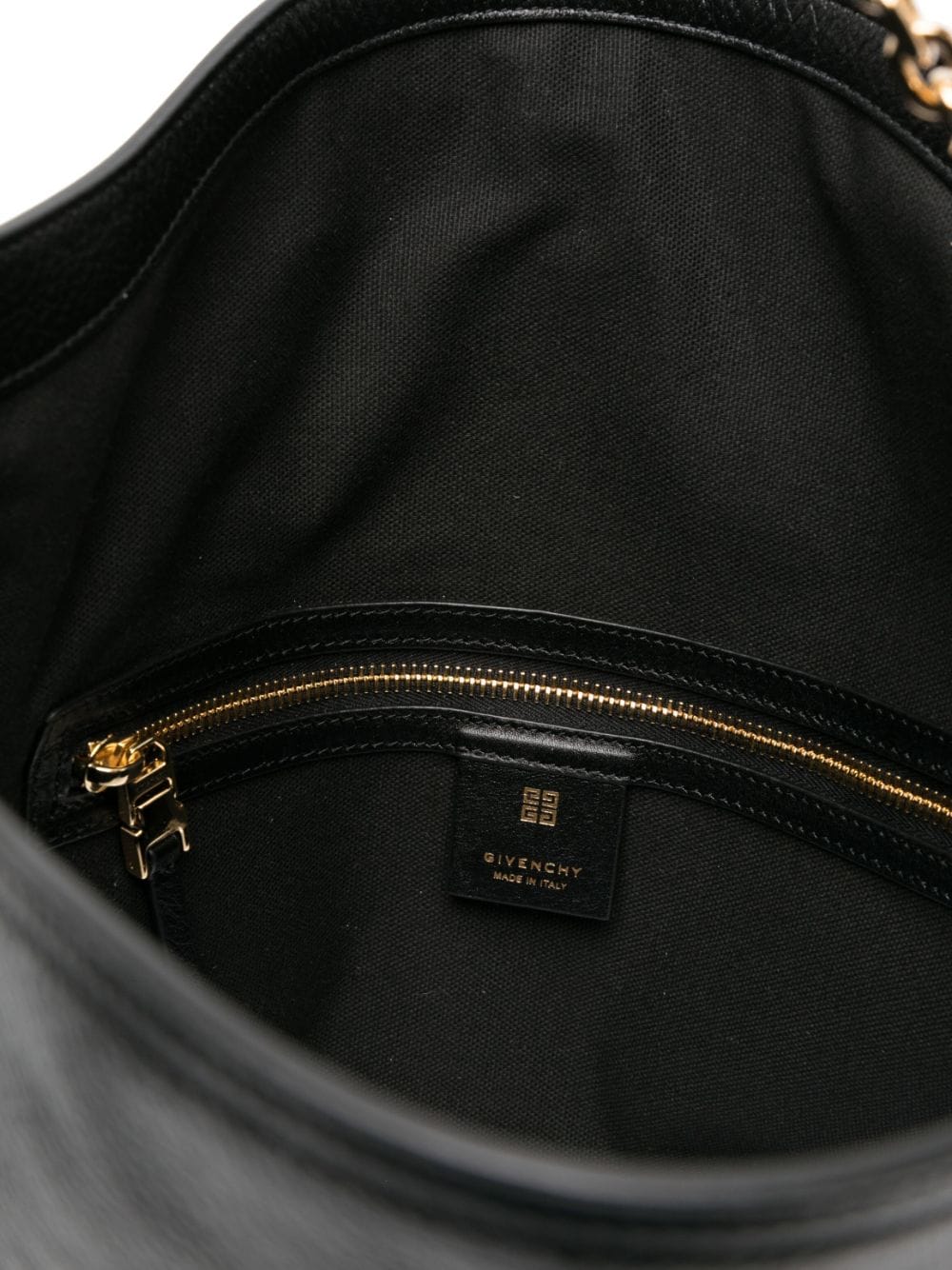 Shop Givenchy Medium Voyou Chain Shoulder Bag In Black