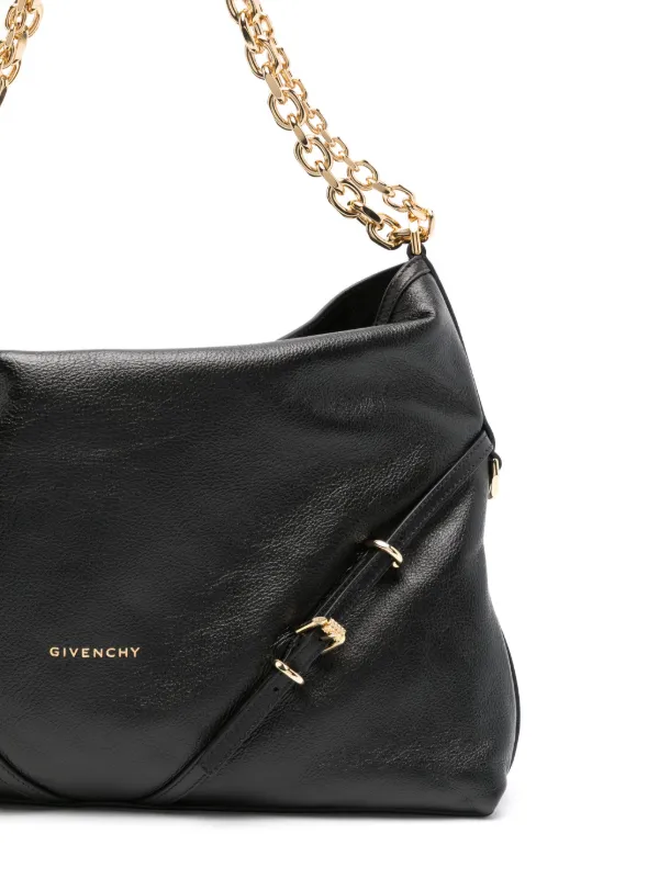 【関税＆送料込み】Givenchy Voyou Shoulder Bag Black Voyou medium leather shoulder bag | GIVENCHY | NET-A