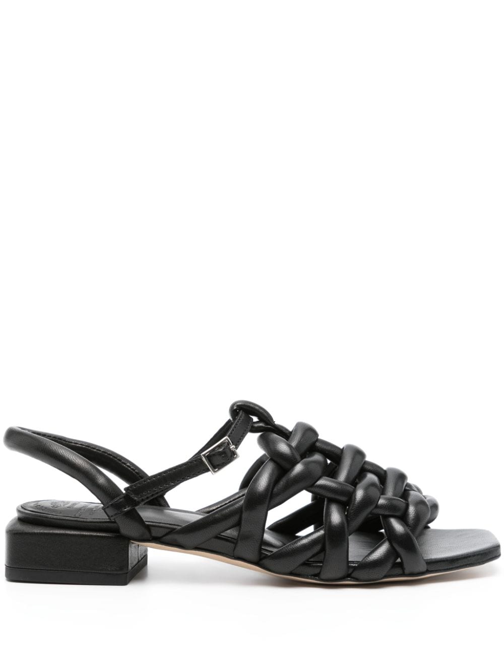 Officine Creative Gillian leather sandals Black