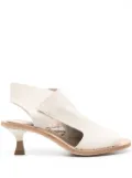 Officine Creative 80mm Stacie leather sandals - Neutrals