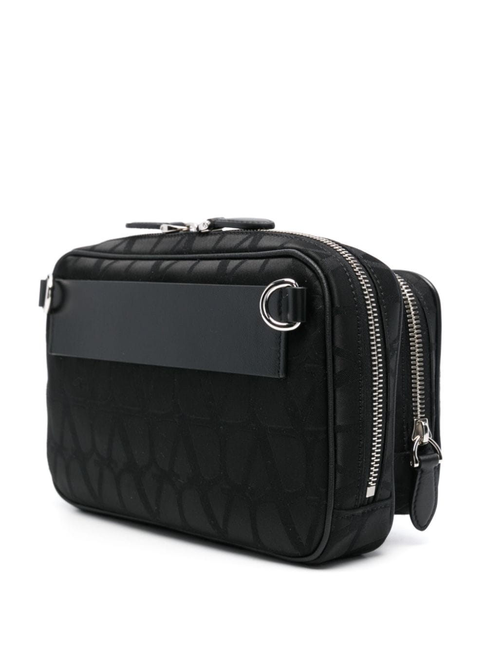 Shop Valentino Toile Iconographe Messenger Bag In Black