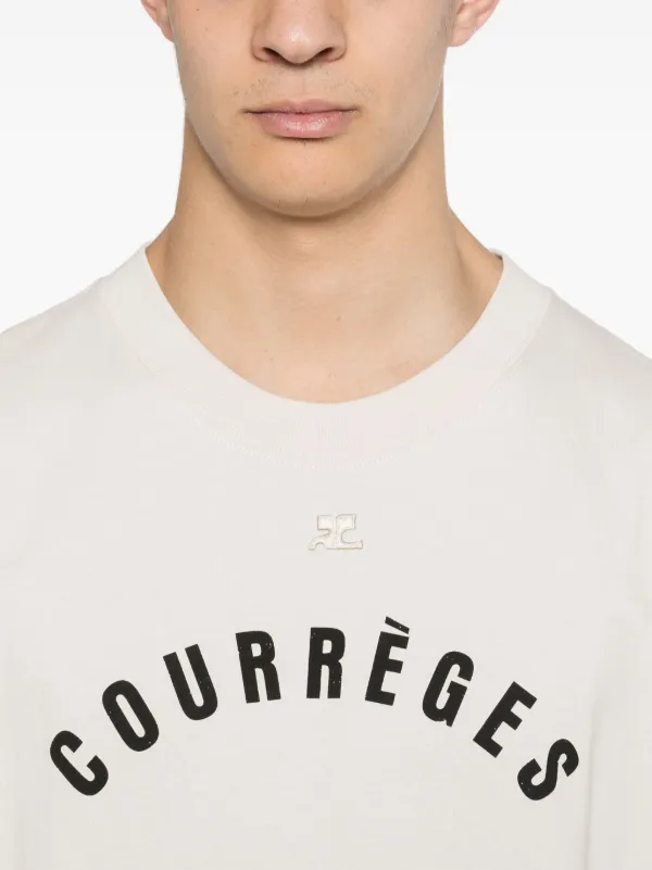 Courrèges Ac Straight Tシャツ | ニュートラル | FARFETCH JP
