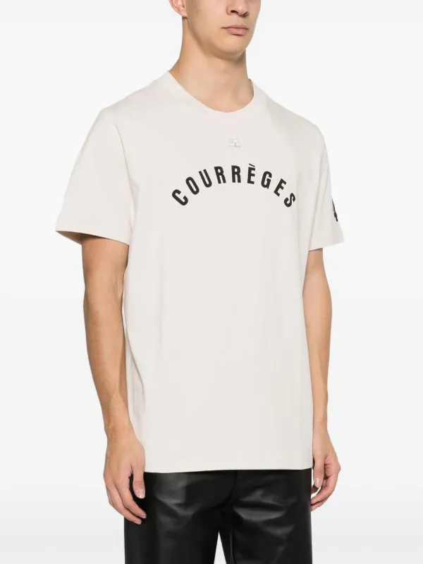 Courrèges Ac Straight Tシャツ | ニュートラル | FARFETCH JP