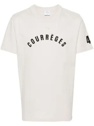 Courrèges Ac Straight Tシャツ | ニュートラル | FARFETCH JP
