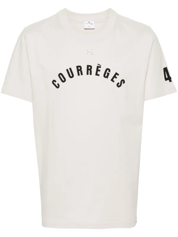 Courrèges Ac Straight Tシャツ | ニュートラル | FARFETCH JP