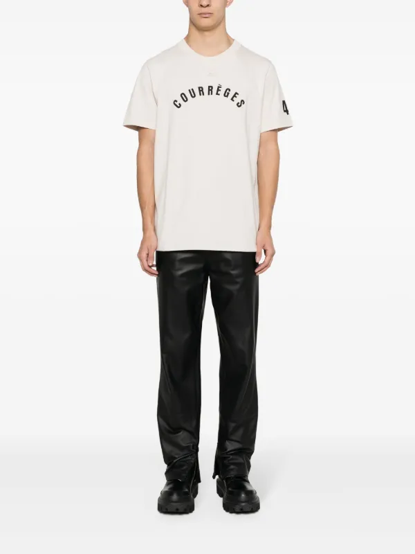 Courrèges Ac Straight Tシャツ | ニュートラル | FARFETCH JP