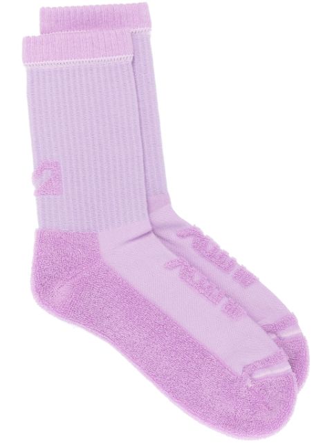 Autry appliqué-logo ankle socks