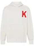 Kenzo Lucky Tiger logo-embroidered hoodie - Grey