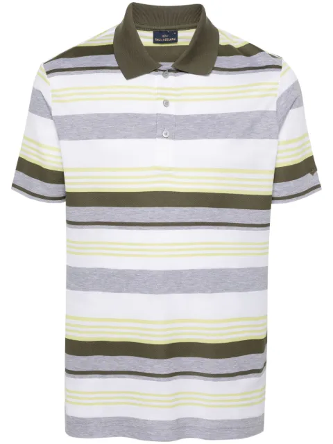 Paul & Shark playera tipo polo con rayas estampadas