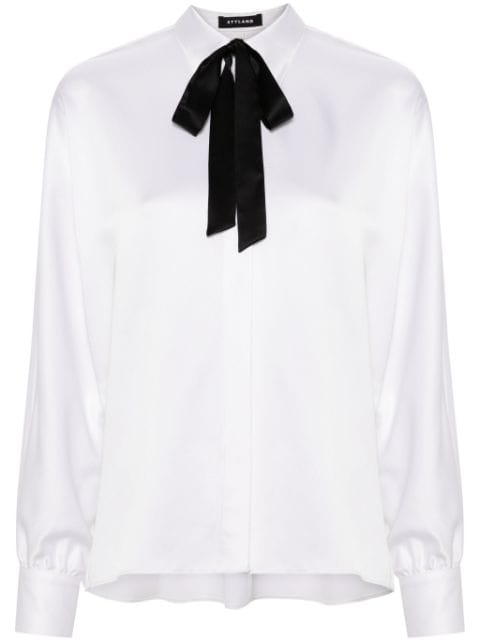STYLAND  bow-tie detail shirt