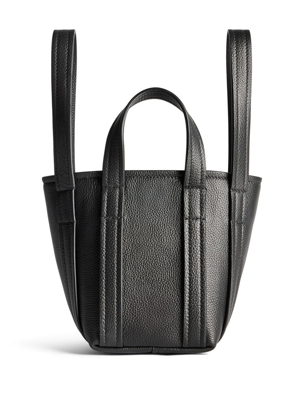 Shop Balenciaga Mini Everyday 2.0 Shoulder Tote Bag In Black