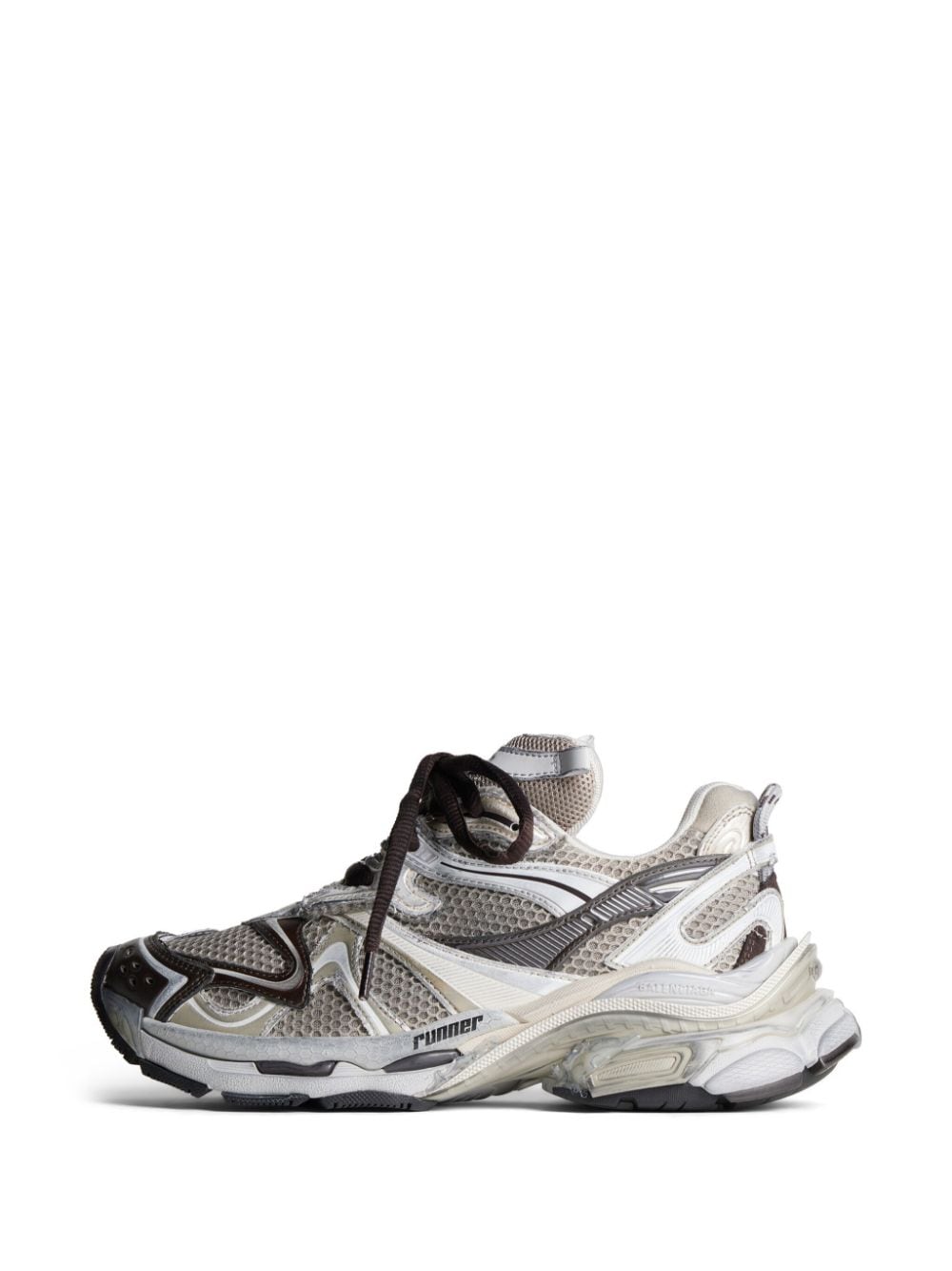 Shop Balenciaga Runner 2.0 Sneakers In Grey