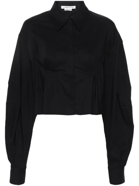 ALESSANDRO VIGILANTE cut out-detail shirt