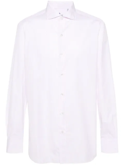 Finamore 1925 Napoli striped poplin cotton shirt