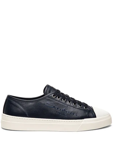 Santoni Sneakers mit Plateausohle