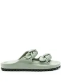 Officine Creative Pelagie leather sandals - Green