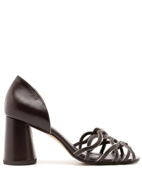 Sarah Chofakian Damien slip-on leather pumps