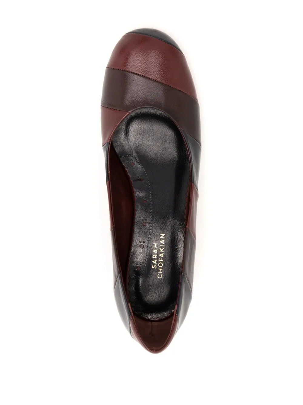 Shop Sarah Chofakian Murakami 40mm Leather Pumps In Brown