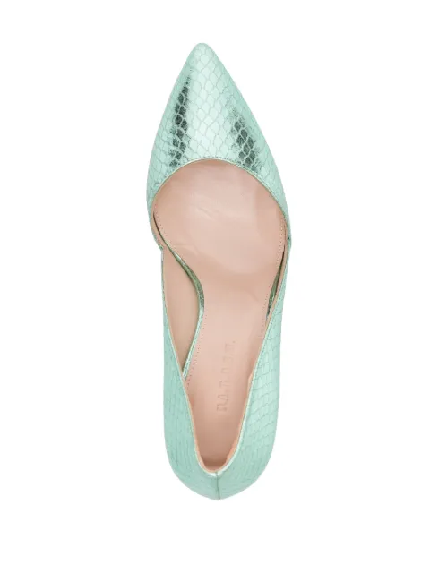 P.A.R.O.S.H. snakeskin-effect leather pumps D070237 - 3
