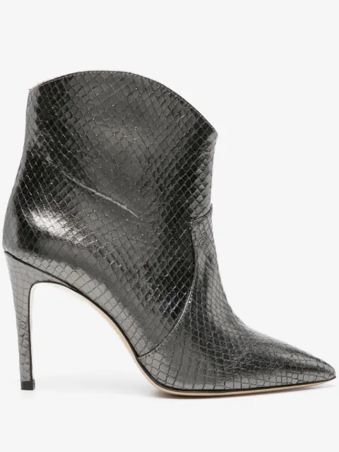 P.A.R.O.S.H. snakeskin-effect leather boots
