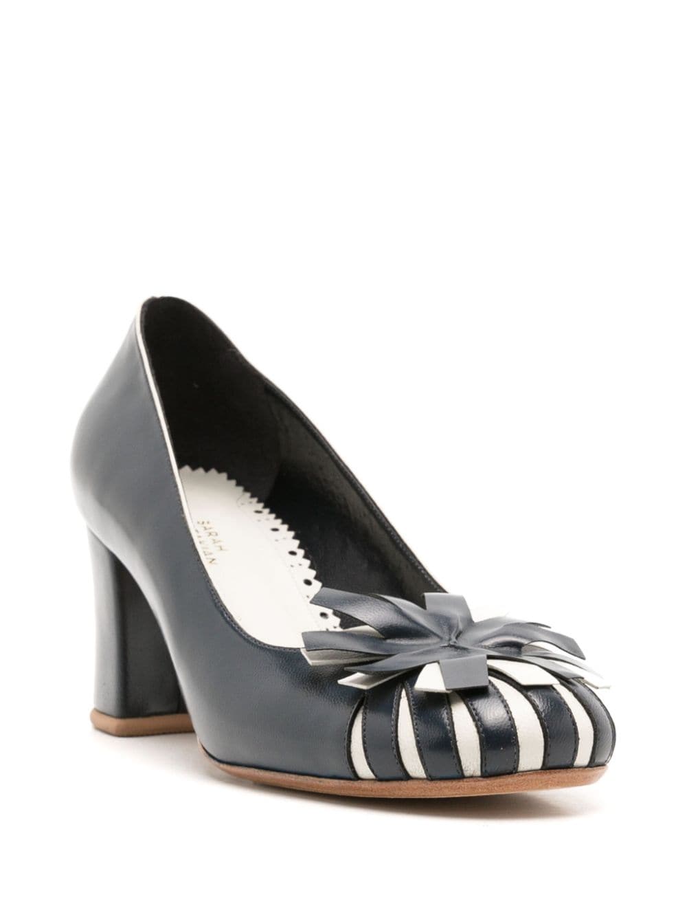 Sarah Chofakian Leren pumps - Blauw