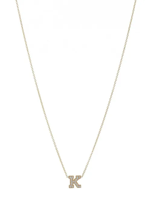 Collier Initial Letter en 14ct - Zoë Chicco - Modalova