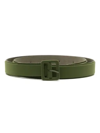 Homme Plissé Issey Miyake Buckled Canvas Belt | Green Homme Plissé Issey Miyake Buckled Canvas Belt | Green