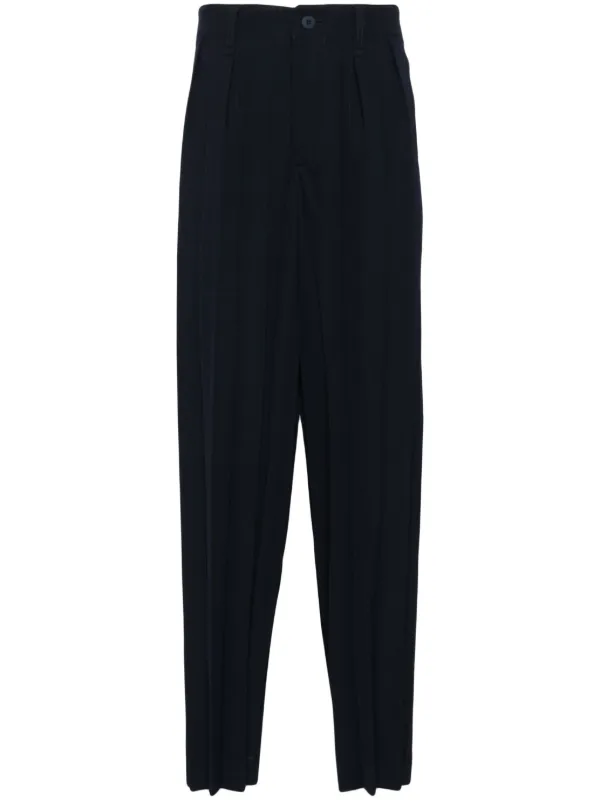 Homme Plissé Issey Miyake Edge Ensemble Pleated Trousers - Farfetch