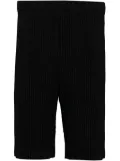 Homme Plissé Issey Miyake May plissé pleated bermuda shorts - Black