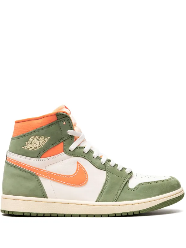 seafoam orange jordan 1