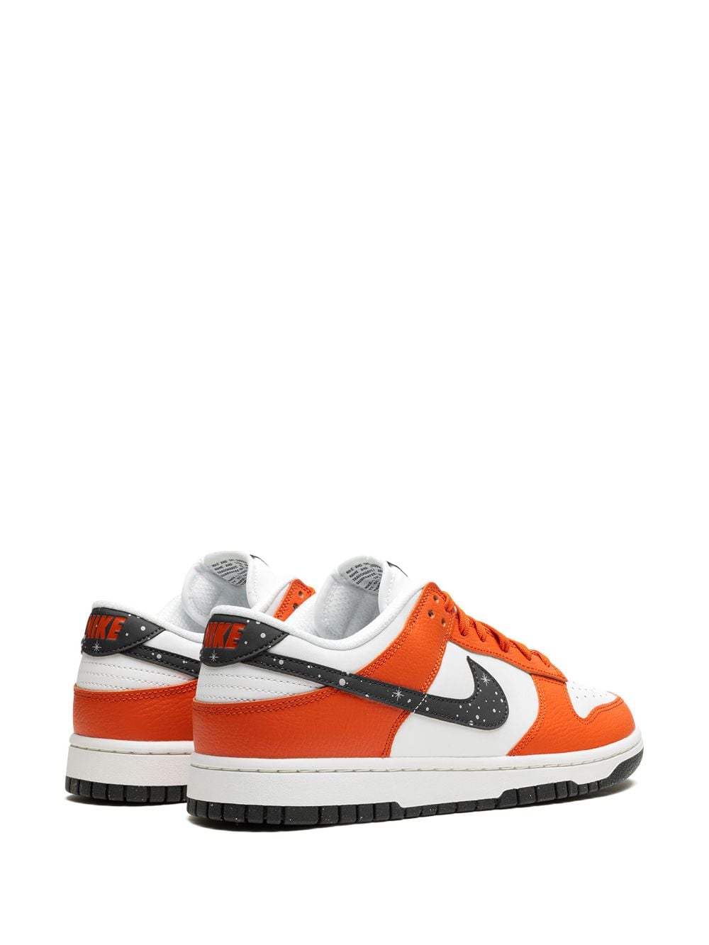 Shop Nike Dunk Low "night Sky" Sneakers In Orange