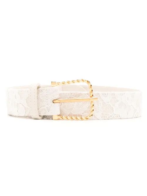 Ceinture en cuir à superposition en dentelle - Lethicia Bronstein - Modalova