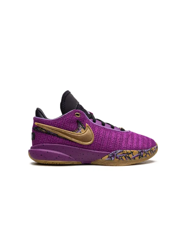 Nike Kids Lebron 20 Sneakers | Purple | FARFETCH CA