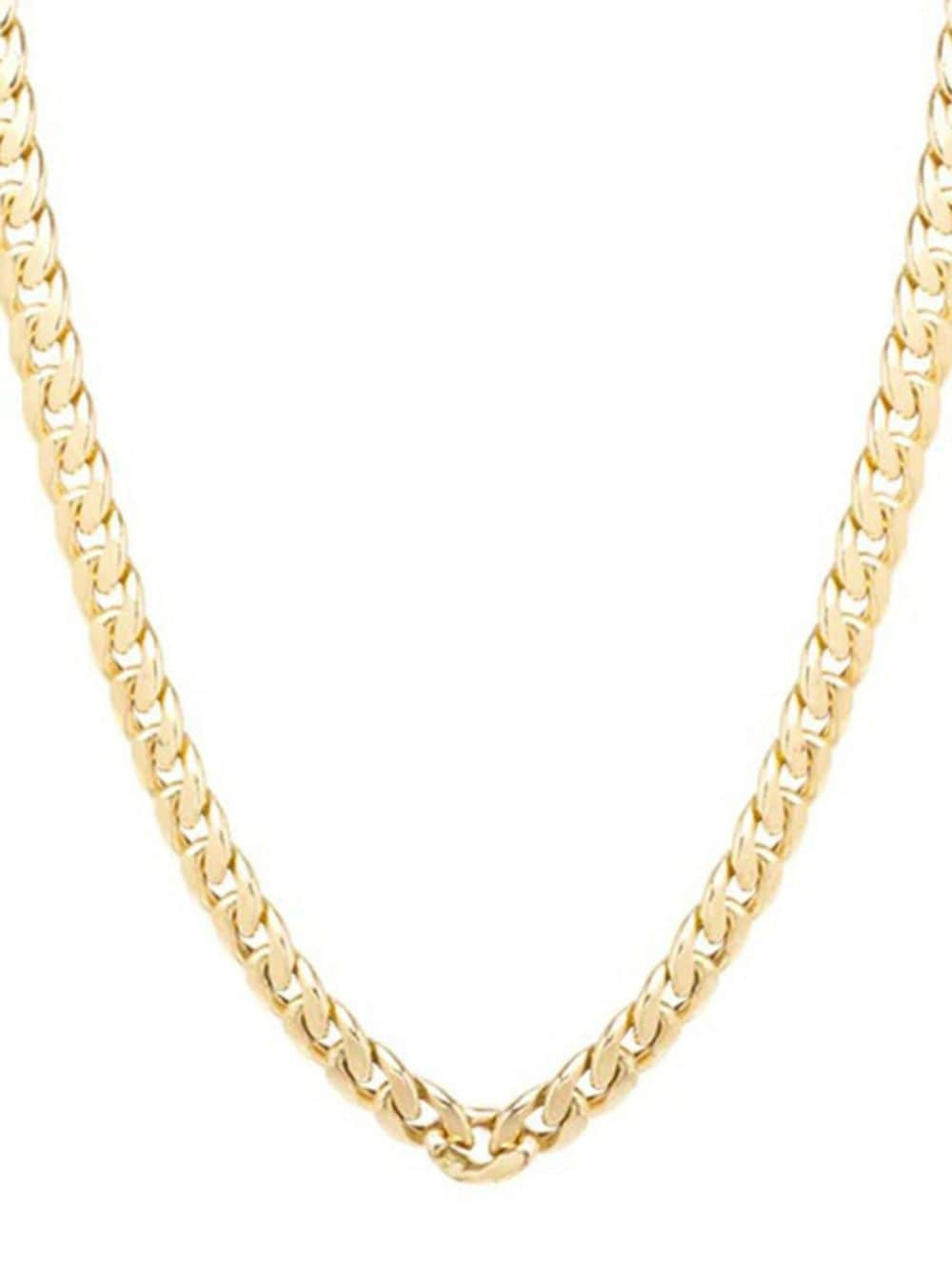 Zoë Chicco 14kt yellow gold curb chain necklace - Oro