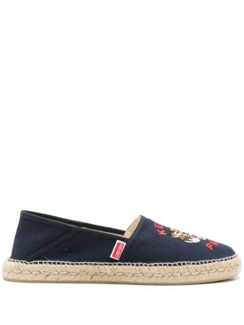 Kenzo Tiger Head embroidered espadrilles