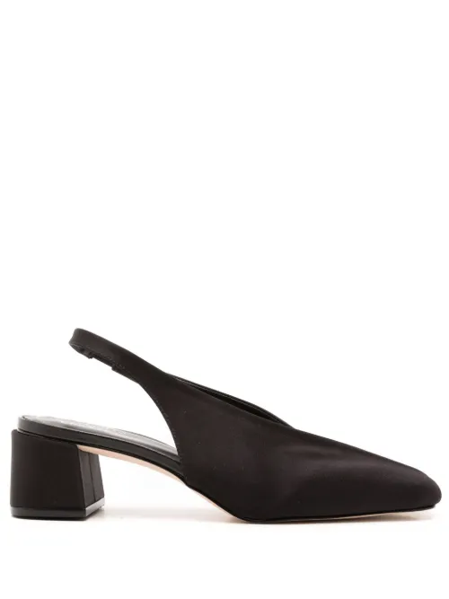 Escarpins en cuir à bride arrière - Studio Chofakian - Modalova