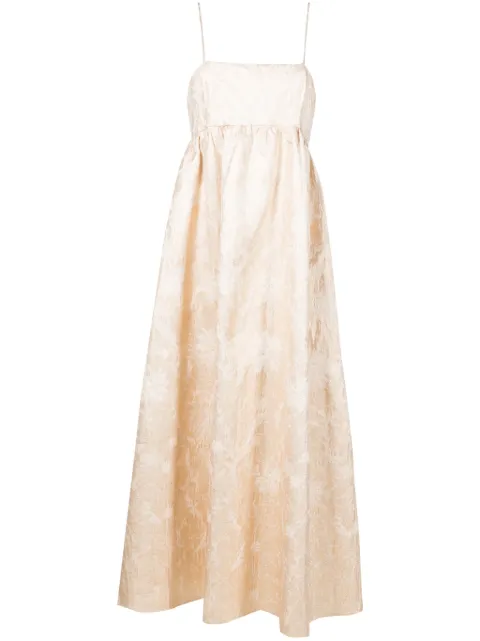 Lethicia Bronstein Bobbie floral-jacquard dress