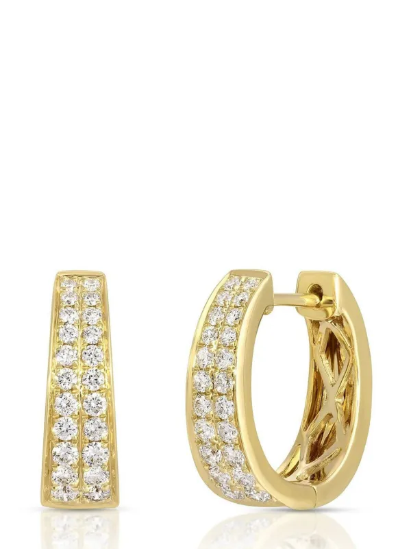 Anita Ko 18Kイエローゴールド＆ダイヤモンド スタッドピアス Anita Ko Meryl ダイヤモンド フープピアス 18Kイエローゴールド